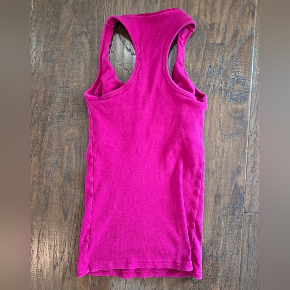 Athleta Womens Racer Back Tank Top Bundle Of 2 Size Small, Xsmall Pink Gray - Picture 3 of 8